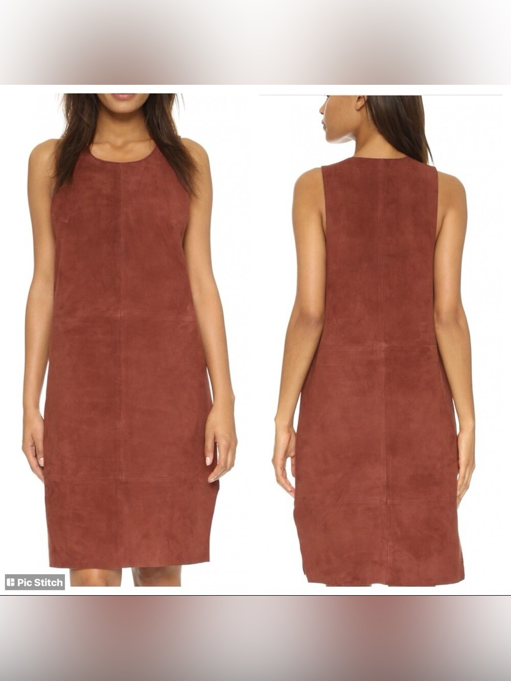 VEDA Suede Shift Dress